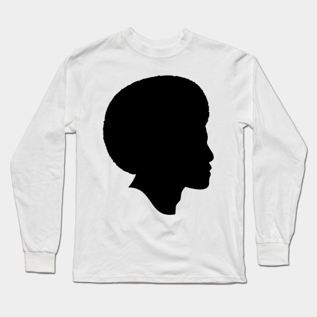 Afro Male Long Sleeve T-Shirt by SoraLorr